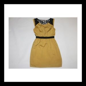 Flirty Mustard Racerback Dress
